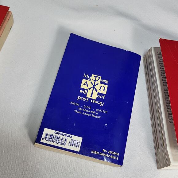 Set of 3 St Joseph Sunday Missal & Prayerbook 2000-04 Paperbacks Catholic Church - Picture 14 of 16